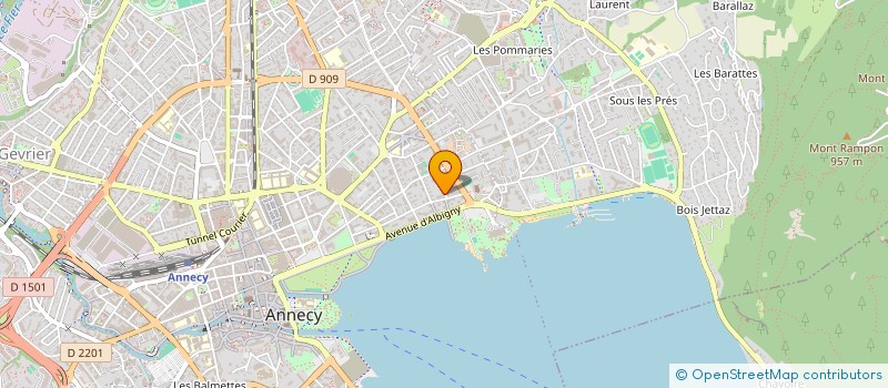 localisation de l'entreprise J . M . R . CONSEILS à ANNECY