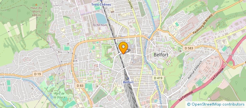 localisation de l'entreprise J.M.R.FINANCES  BELFORT