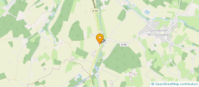 localisation de l'entreprise J M RISPAL  THORIGNE-SUR-DUE