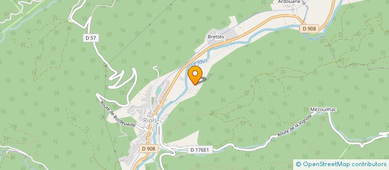 localisation de l'entreprise J.M.S.  RIOLS