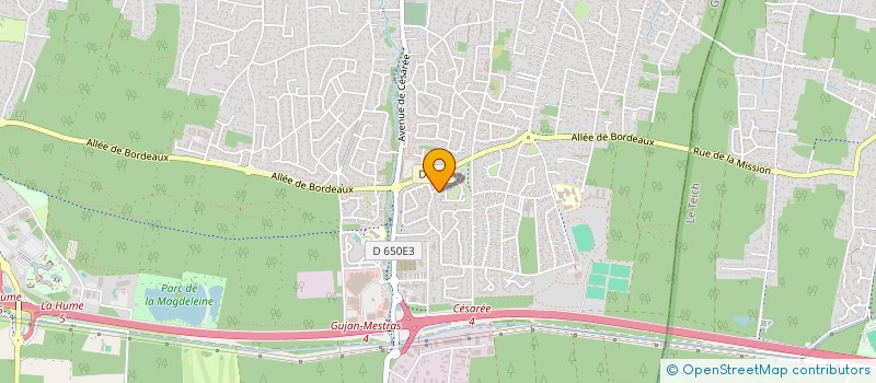 localisation de l'entreprise J.M.S.  GUJAN-MESTRAS