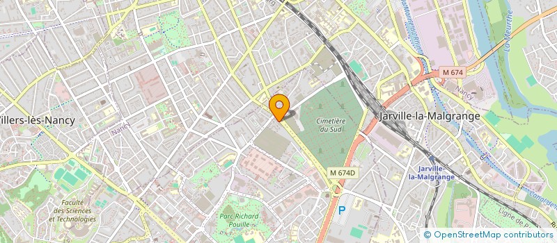 localisation de l'entreprise J.M.S  VANDUVRE-LES-NANCY