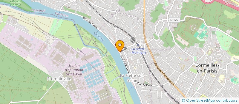 localisation de l'entreprise J.M.S.C.  LA FRETTE-SUR-SEINE