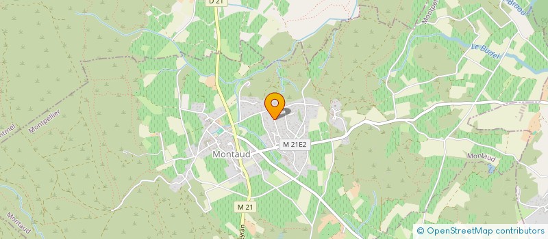 localisation de l'entreprise J.M.S.F  MONTAUD