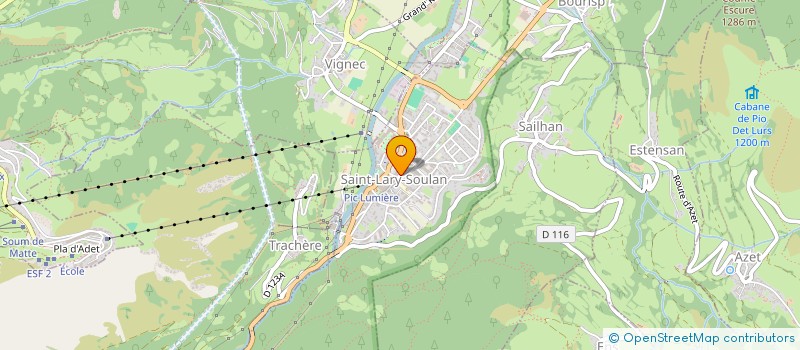 localisation de l'entreprise J.M.S. LOC-AVENTURE à SAINT-LARY-SOULAN