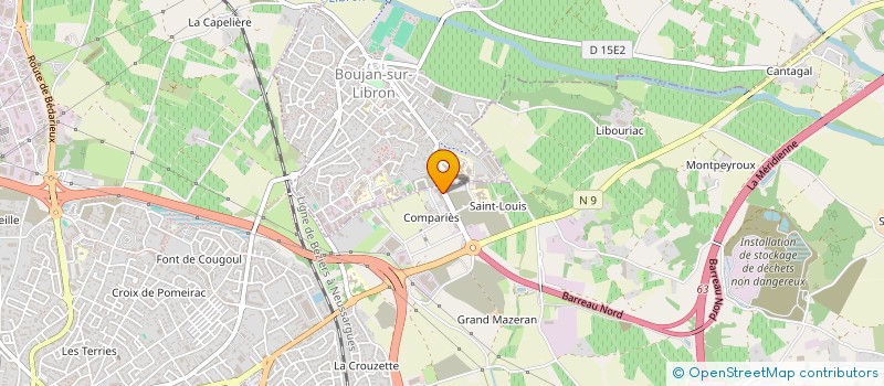 localisation de l'entreprise J'M SANTE à BEZIERS