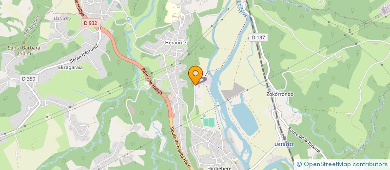 localisation de l'entreprise J.M.T.  USTARITZ