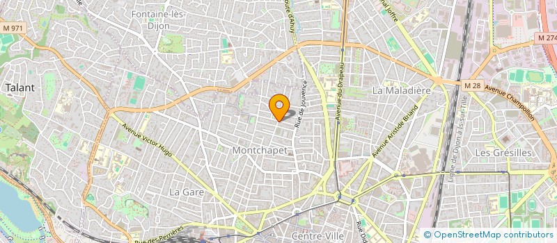 localisation de l'entreprise J.M.T à DIJON