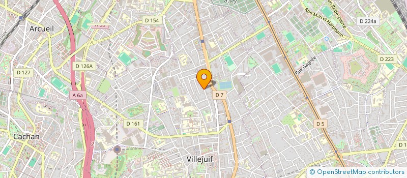 localisation de l'entreprise J.M.T. INVESTISSEMENT IMMOBILIER  VILLEJUIF