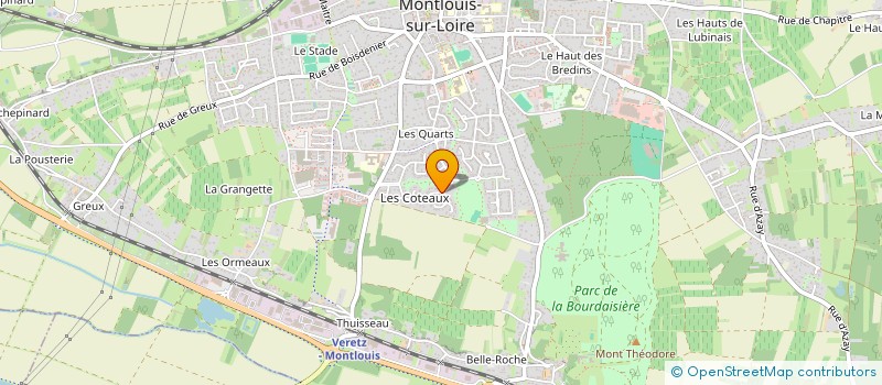 localisation de l'entreprise J'M TAXI  MONTLOUIS-SUR-LOIRE