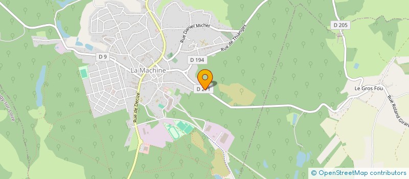 localisation de l'entreprise J.M. TEAM 2 CV  LA MACHINE