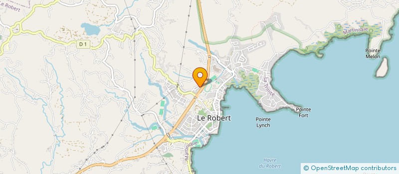 localisation de l'entreprise J.M TRAITEUR  LE ROBERT