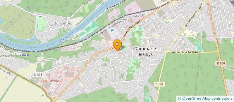 localisation de l'entreprise J'M TRANSPORTS à DAMMARIE-LES-LYS