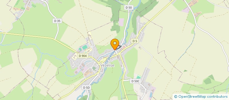 localisation de l'entreprise J M V  VEZELISE