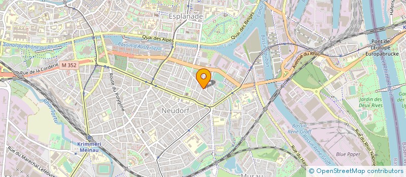 localisation de l'entreprise J M V à STRASBOURG