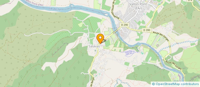 localisation de l'entreprise J.M.V.T  SALAVAS