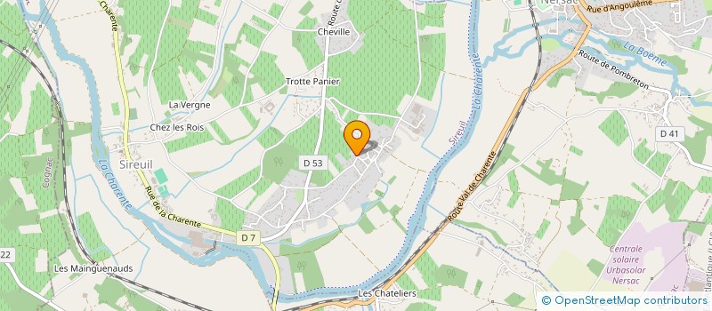 localisation de l'entreprise J'M VANILLE à SIREUIL