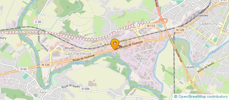 localisation de l'entreprise J M W S SECURITE  CASTRES