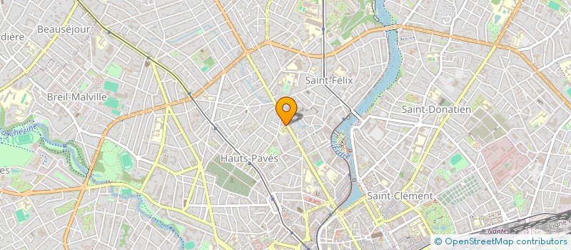 localisation de l'entreprise J. MARCHAND PSYCHIATRIE  NANTES