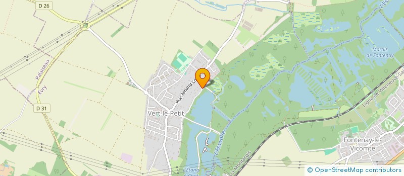 localisation de l'entreprise J.MARTON  VERT-LE-PETIT