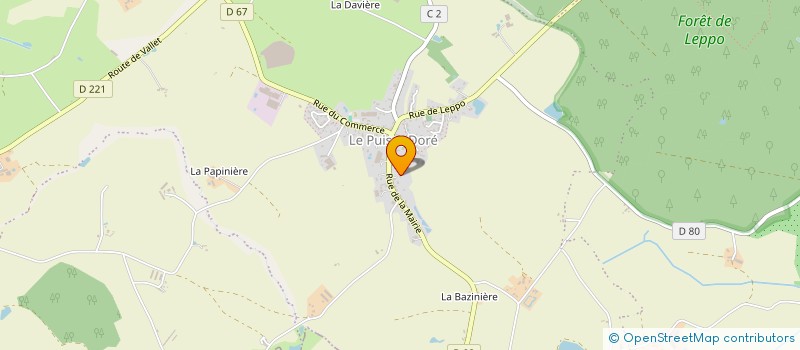 localisation de l'entreprise J.MARY à MONTREVAULT-SUR-EVRE
