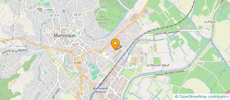 localisation de l'entreprise J MAT à MANOSQUE