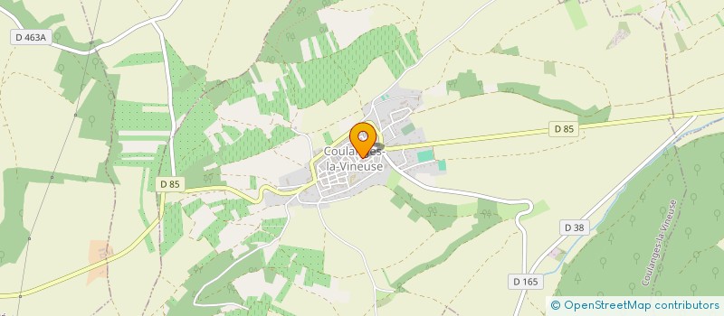 localisation de l'entreprise J' MCA à COULANGES-LA-VINEUSE