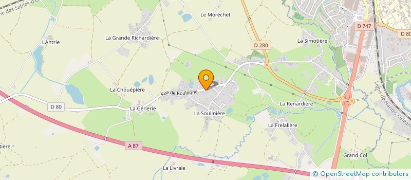 localisation de l'entreprise J'MMOV  AUBIGNY-LES CLOUZEAUX