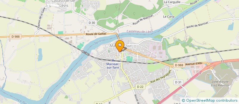 localisation de l'entreprise J MORAIS  MARSSAC-SUR-TARN