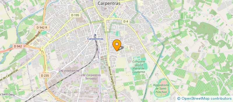 localisation de l'entreprise J MOREAU CONSEIL  CARPENTRAS