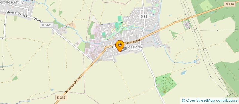 localisation de l'entreprise J'MPOULET  CHEVRY-COSSIGNY