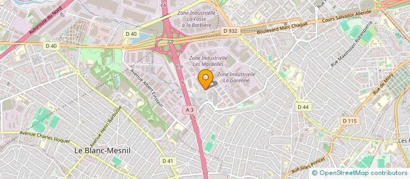 localisation de l'entreprise J.MSERVICE à AULNAY-SOUS-BOIS