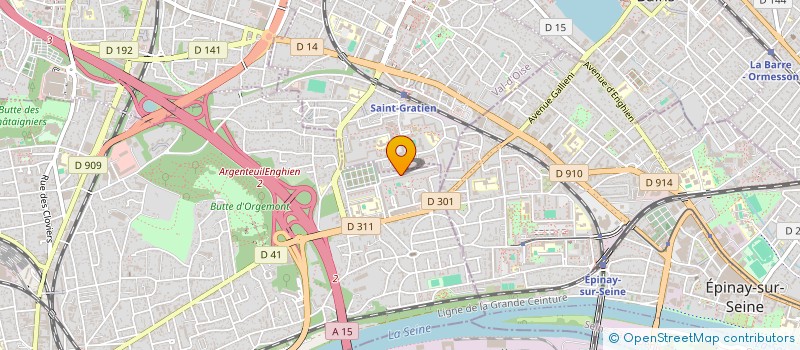 localisation de l'entreprise J.MUSIC  ARGENTEUIL