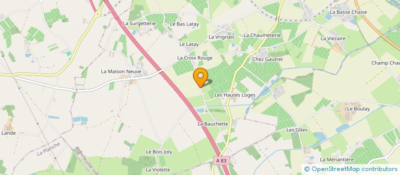 localisation de l'entreprise J.N.B. TP  AIGREFEUILLE-SUR-MAINE