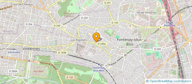 localisation de l'entreprise J.N.C.S. SARL à FONTENAY SOUS BOIS