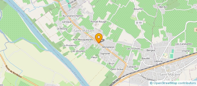 localisation de l'entreprise J.N.G  SAINT-MAIXANT