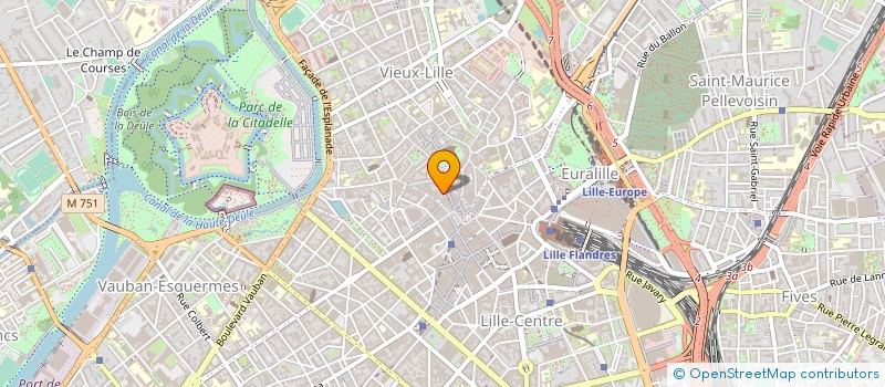 localisation de l'entreprise J.N.G. DERAI  LILLE
