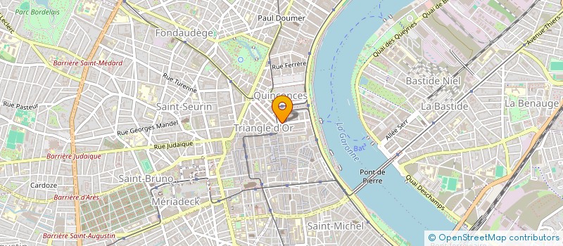 localisation de l'entreprise J.N.J. à BORDEAUX