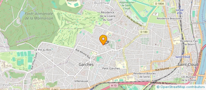 localisation de l'entreprise J.N.M. à GARCHES