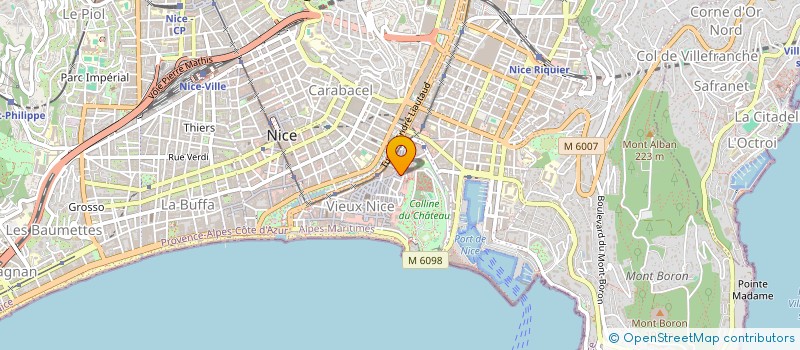 localisation de l'entreprise J.N.S à NICE