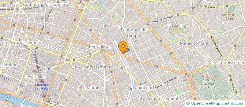 localisation de l'entreprise J.N.Y. SA  PARIS