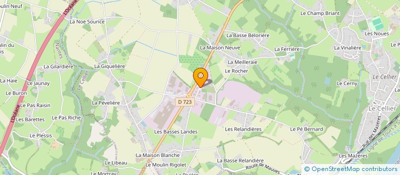 localisation de l'entreprise J'NET AUTO à LE CELLIER