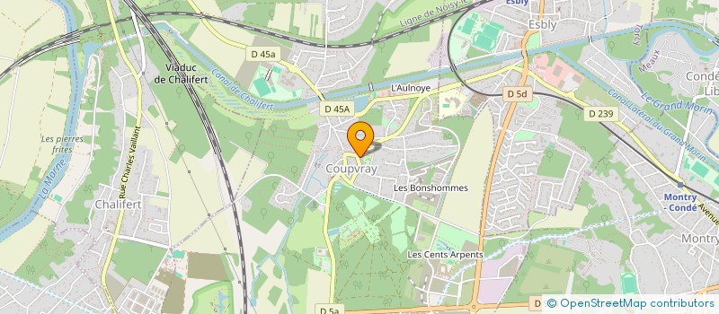 localisation de l'entreprise J-NOV GESTION  COUPVRAY