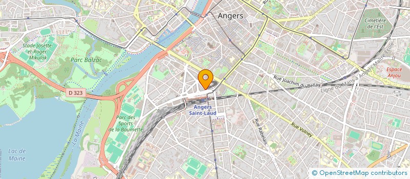 localisation de l'entreprise J O à ANGERS