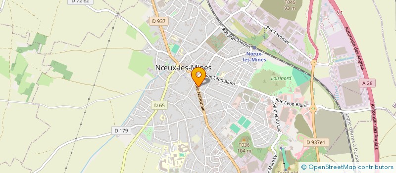 localisation de l'entreprise J.O  NUX-LES-MINES