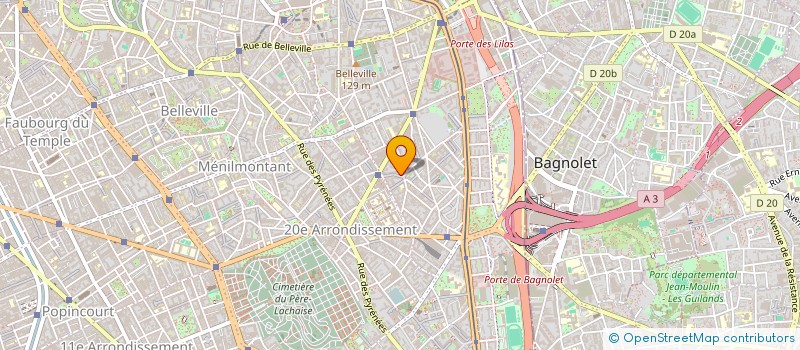 localisation de l'entreprise J O B  PARIS