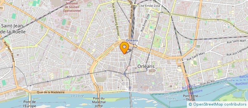 localisation de l'entreprise J.O.C.C. à ORLEANS