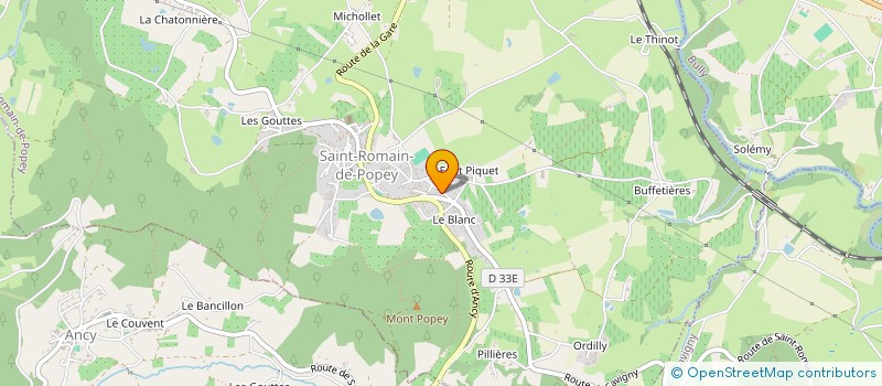 localisation de l'entreprise J&O EVENT MAKER  MONTROTTIER