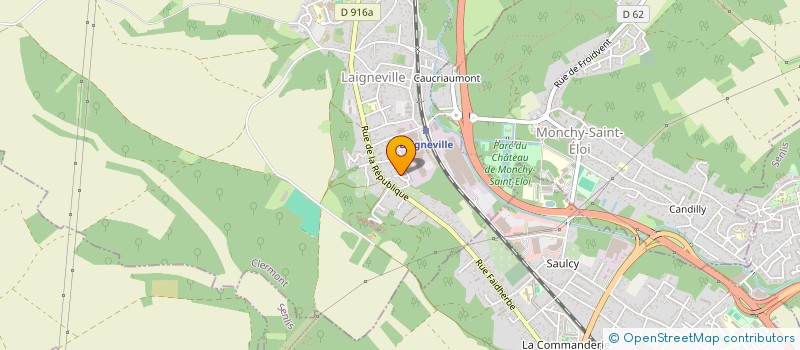 localisation de l'entreprise J.O EXPANSION à LAIGNEVILLE