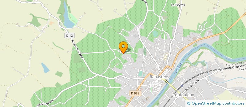 localisation de l'entreprise J.O.L. FORME  RABASTENS